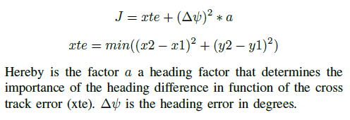 cost function