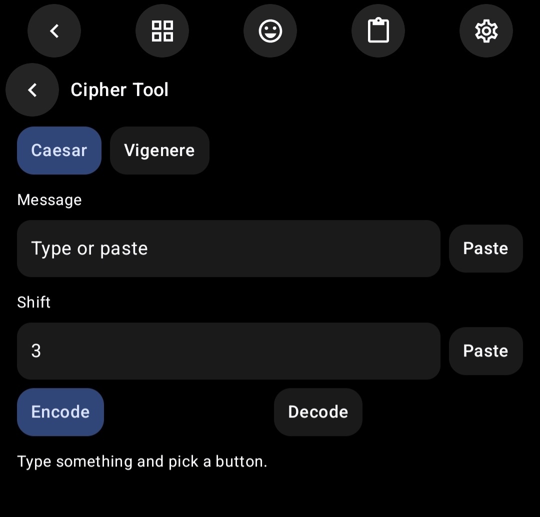 Cipher Tool preview