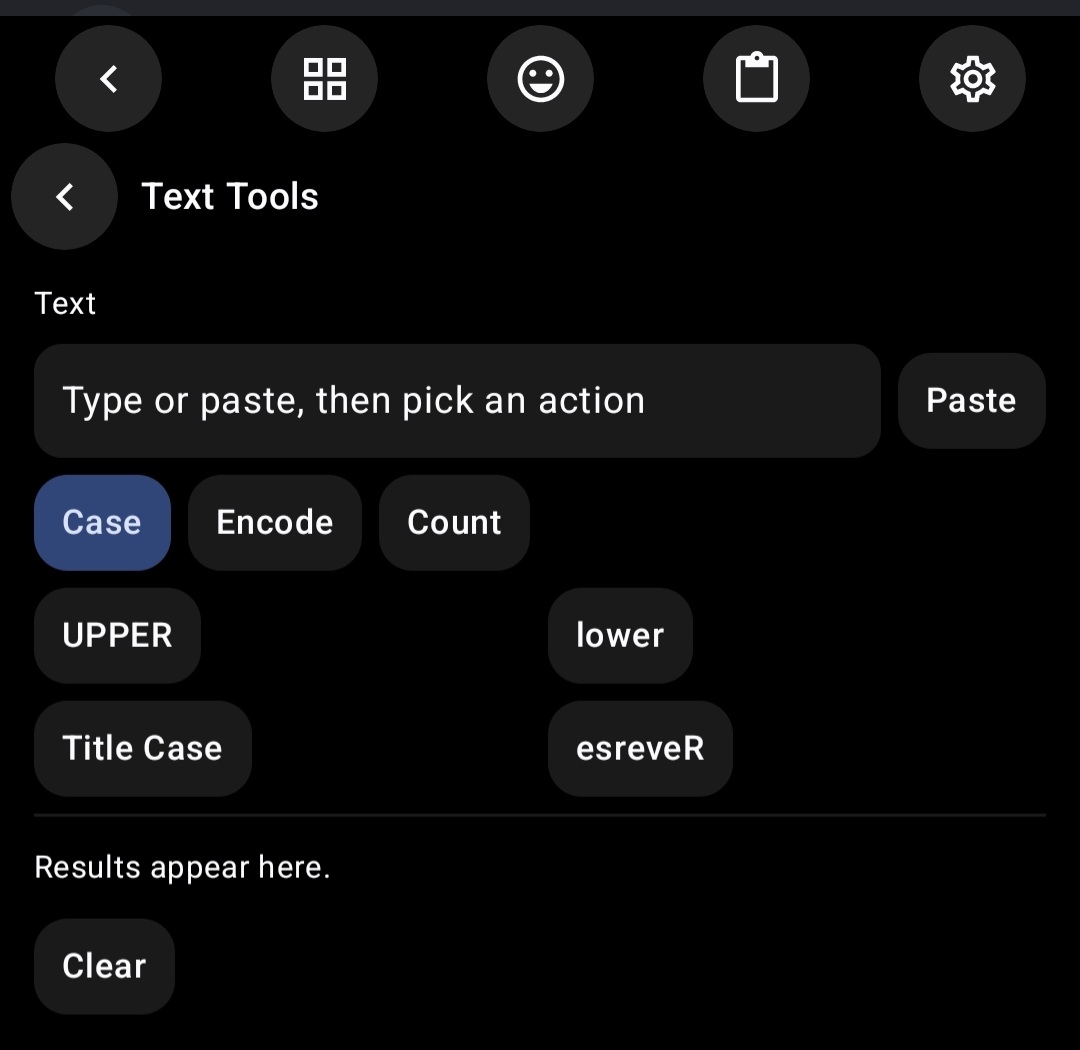 Text Tools preview