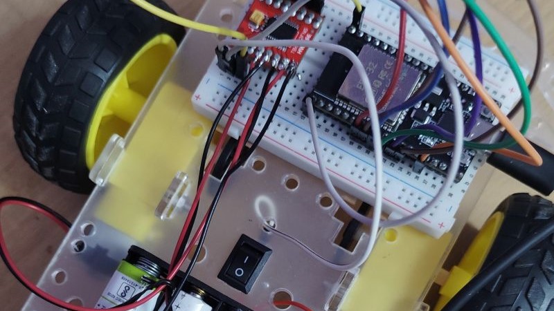 ESP32 TB6612FNG Web Controlled Car