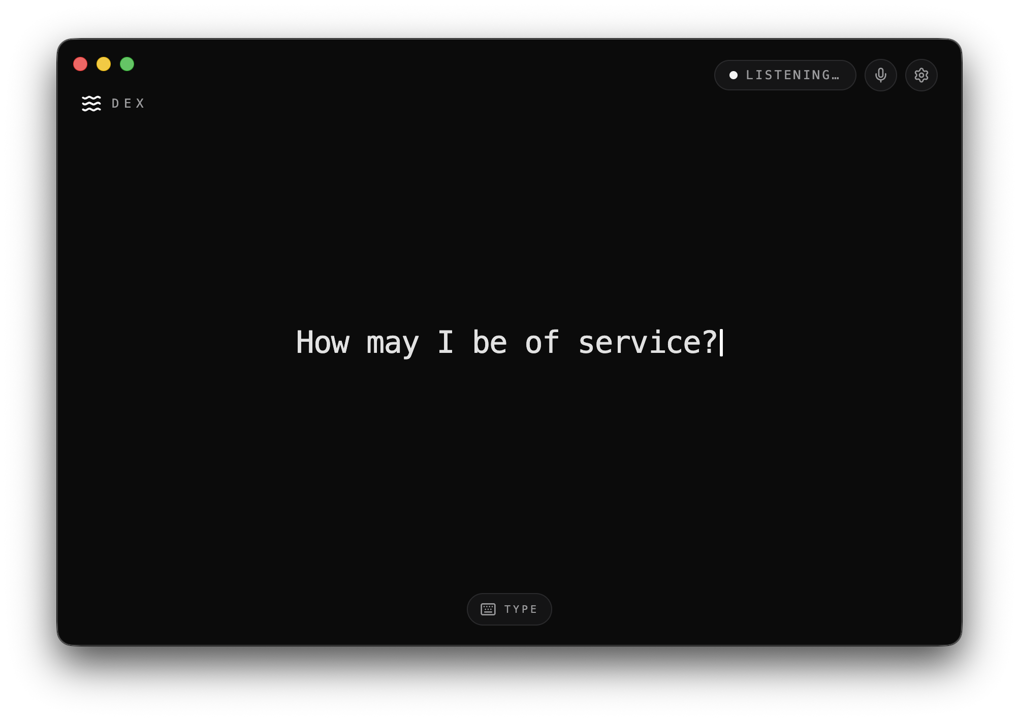 Typing cursor theme
