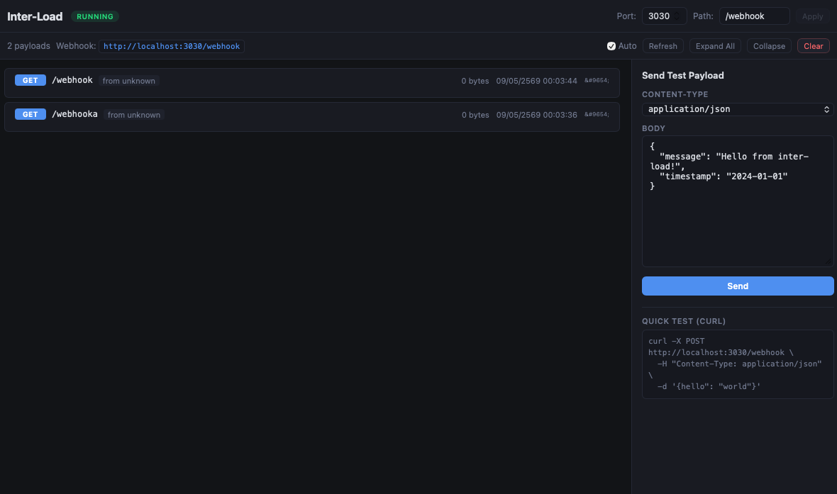 Inter-Load Screenshot