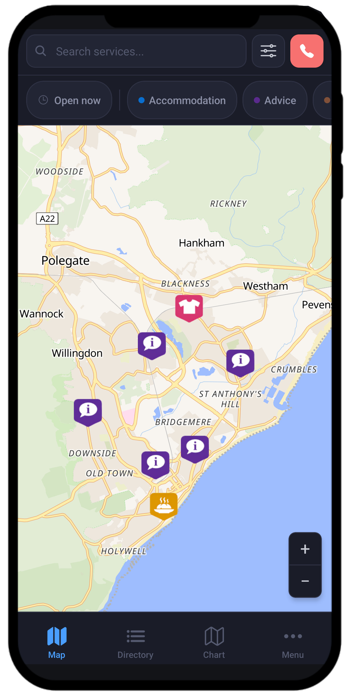 WayMaker app screenshot