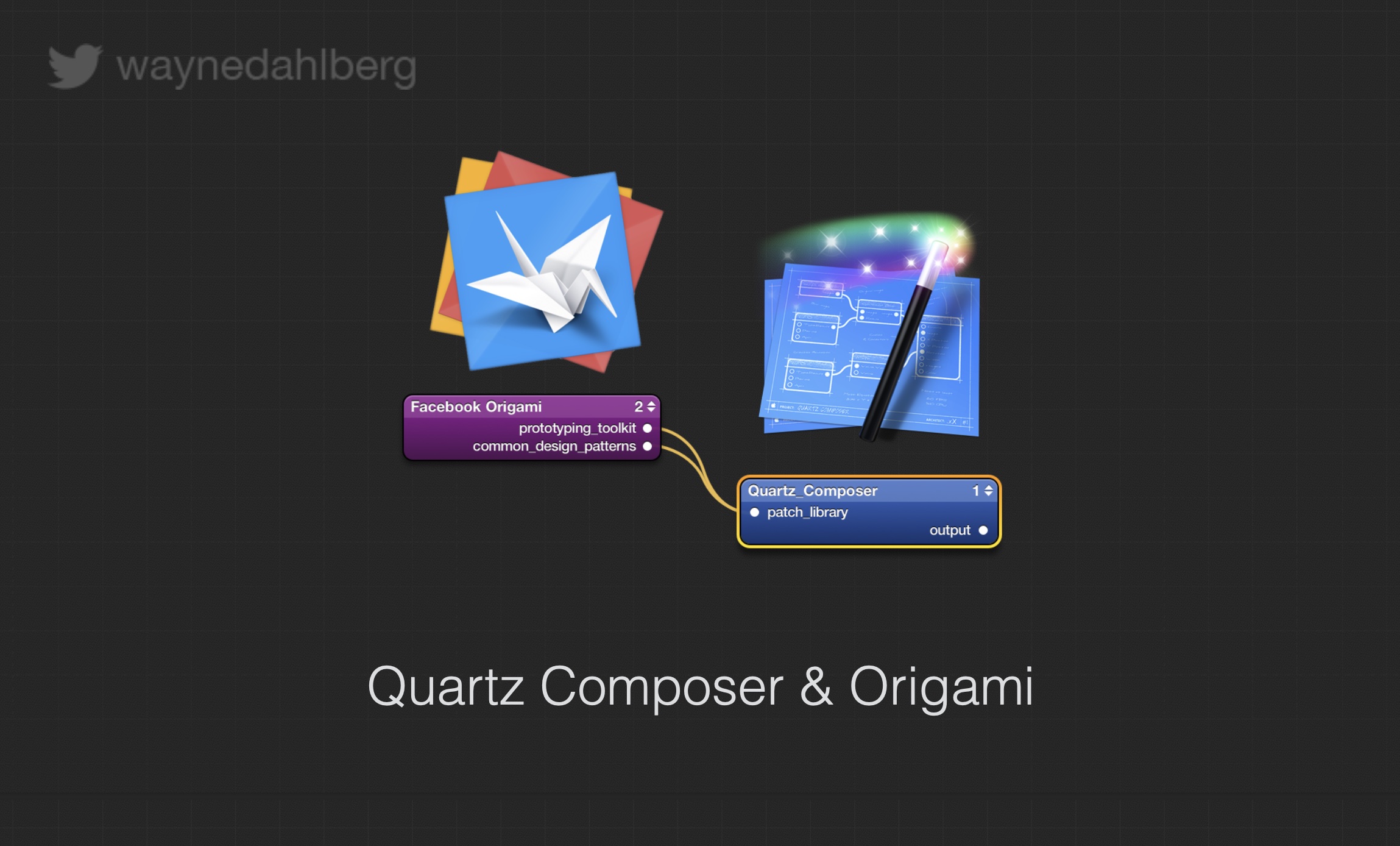 Quartz Composer Origami Presentation