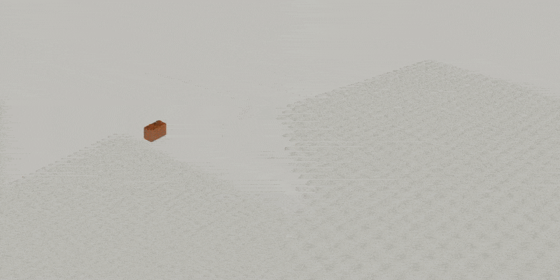 BrickGPT generating a physically stable brick design from text