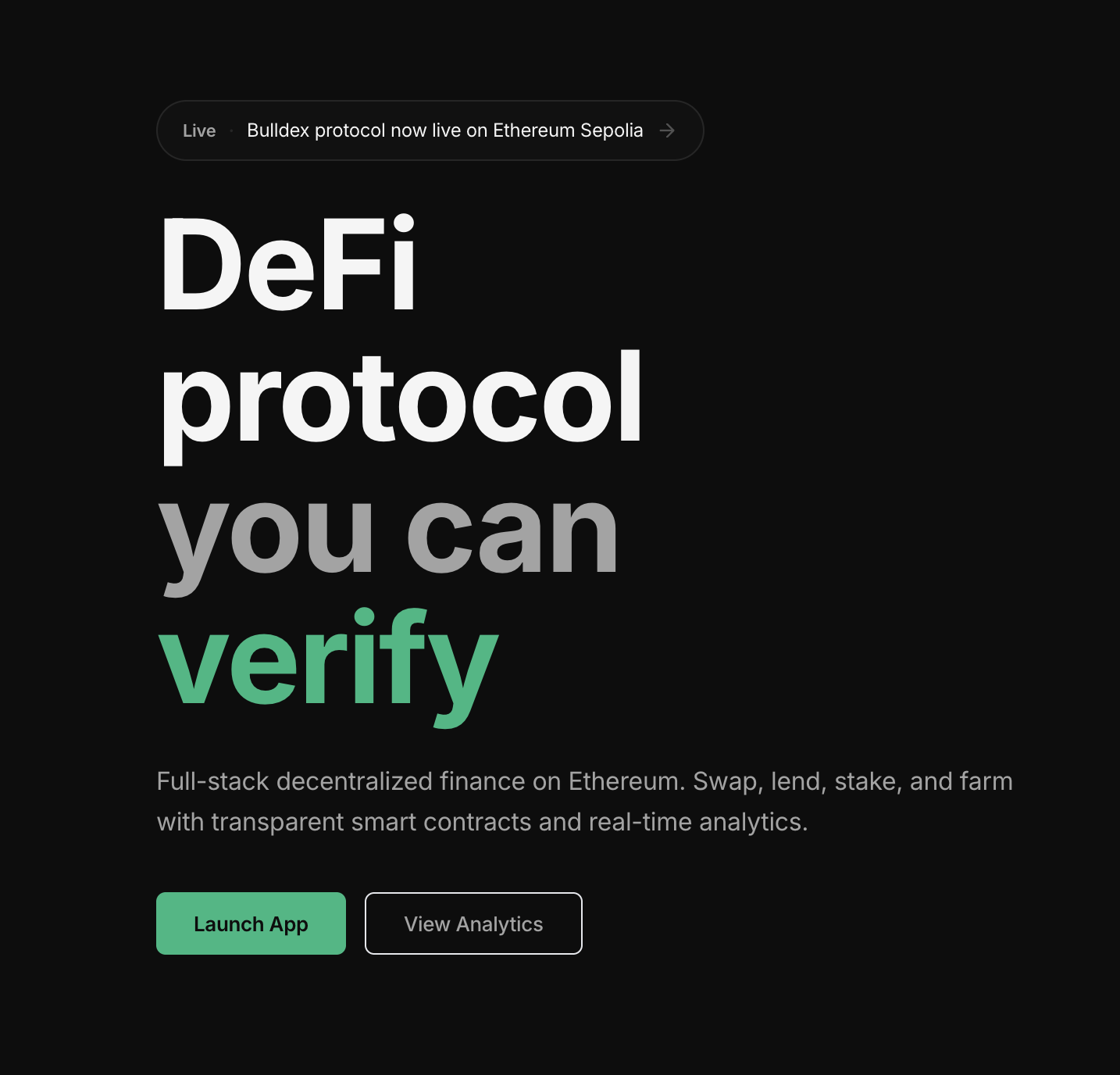 Bulldex Finance screenshot 1