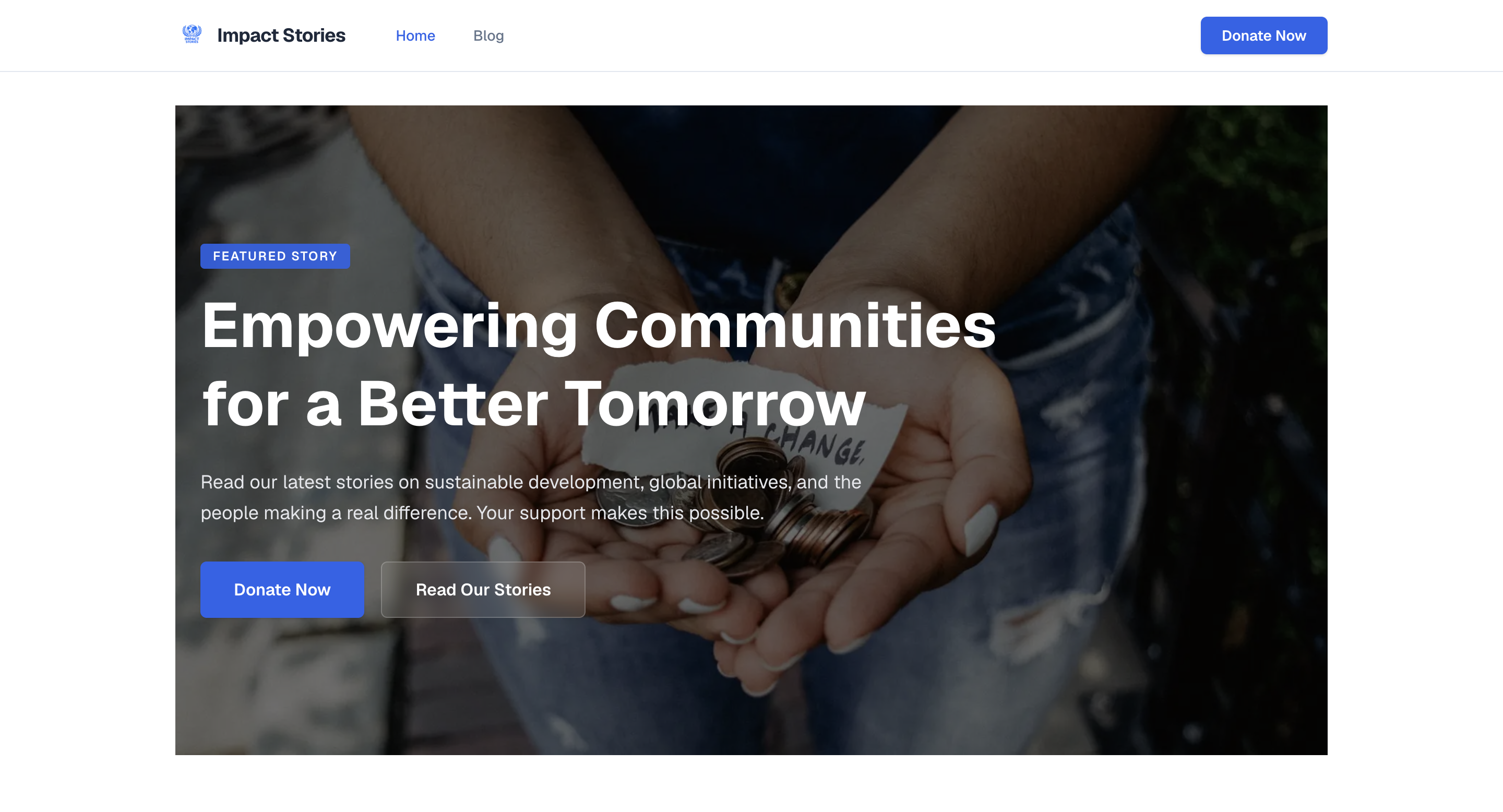 Impact Stories Blog Automation screenshot 1
