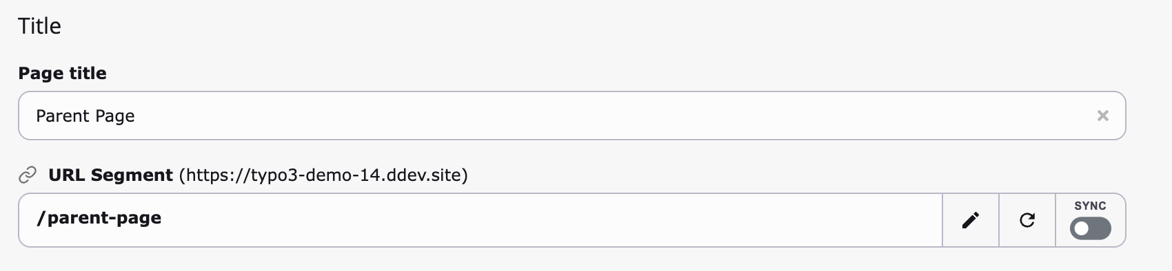 Default view