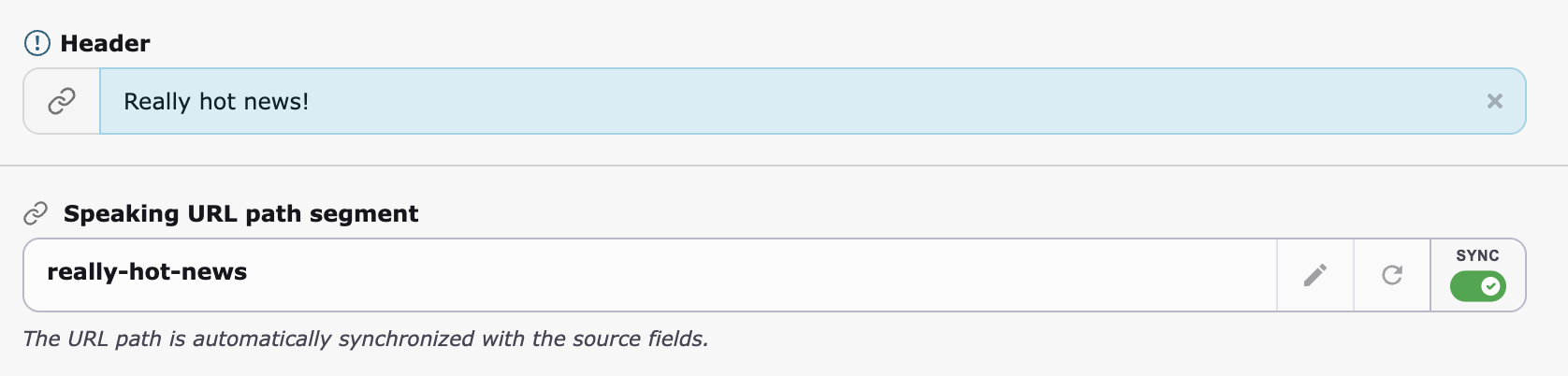 Non-page table sync