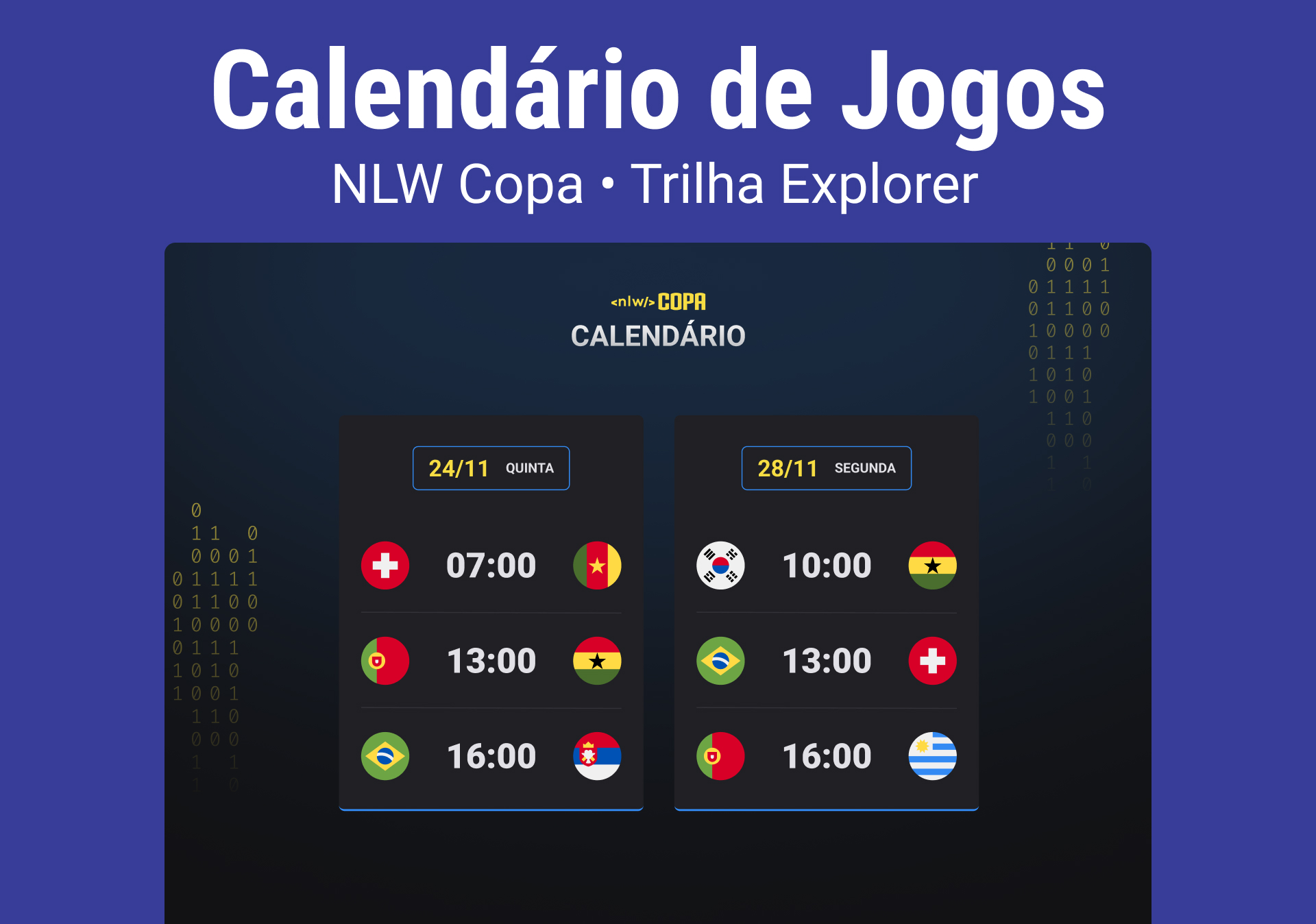 calendario da copa