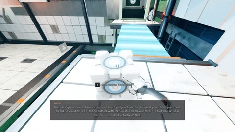 Portal-style environment from DeepSeek’s Godot demonstration