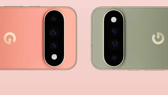 Google Pixel 11 Pro phones in Canyon and Olive
