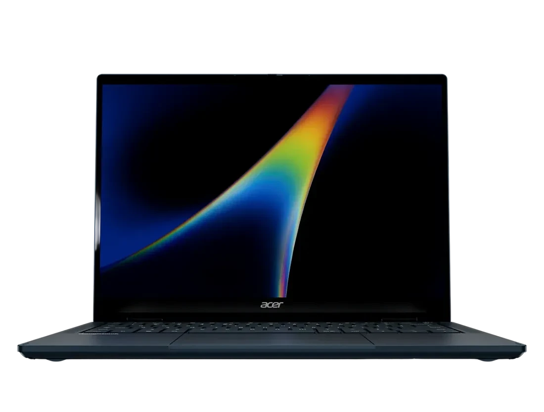 Front view of the Acer Googlebook 14 with its screen open