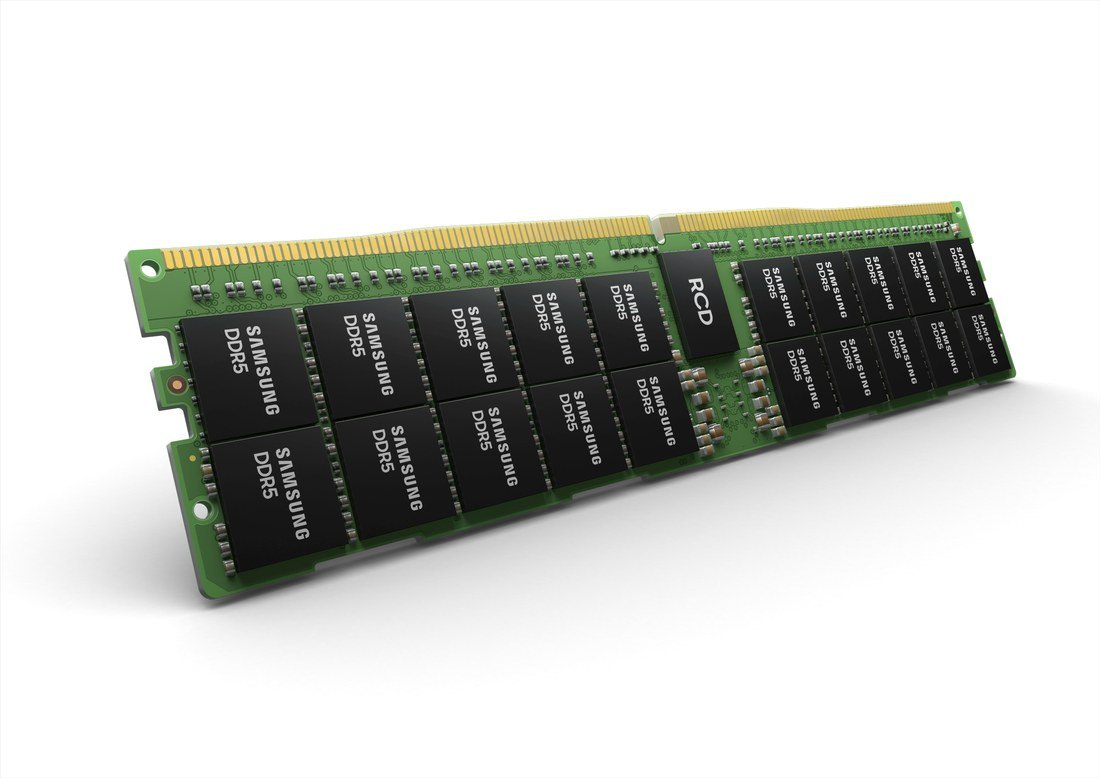 Samsung DDR5 RDIMM module render from the March 2021 512GB module announcement
