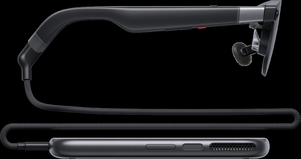 Official AURA product detail with its cable and companion hardware