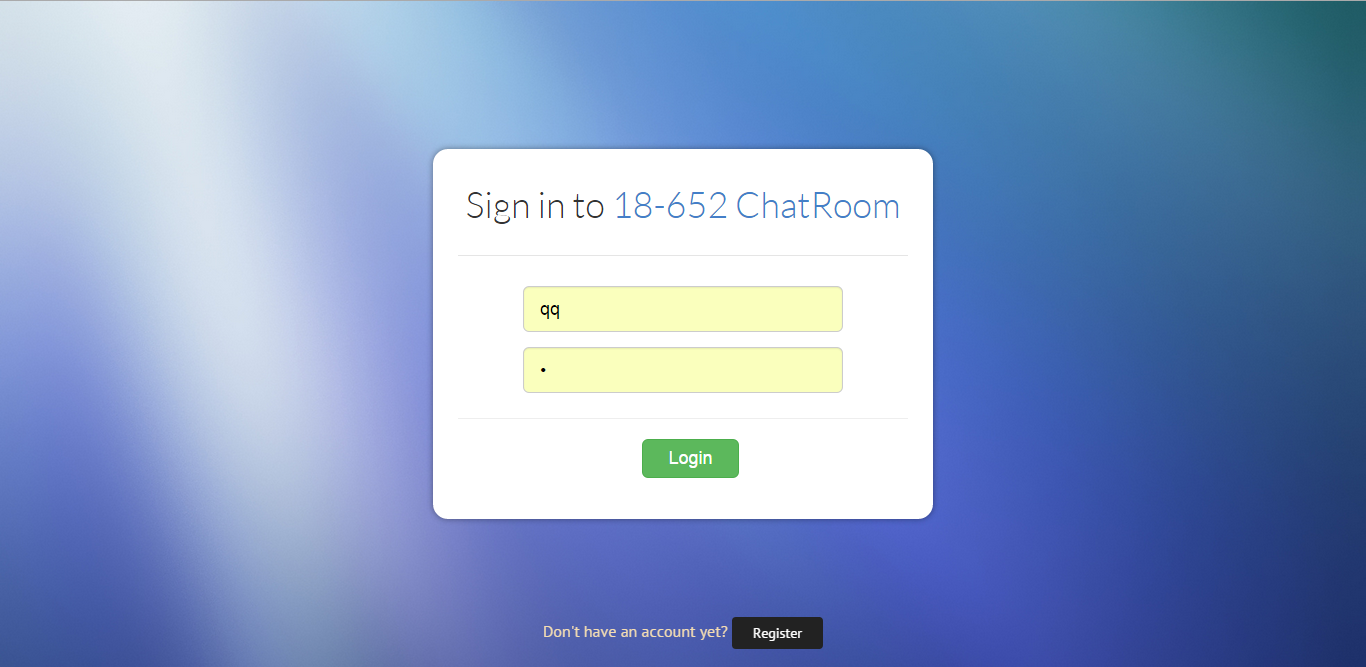 React in chat room How to