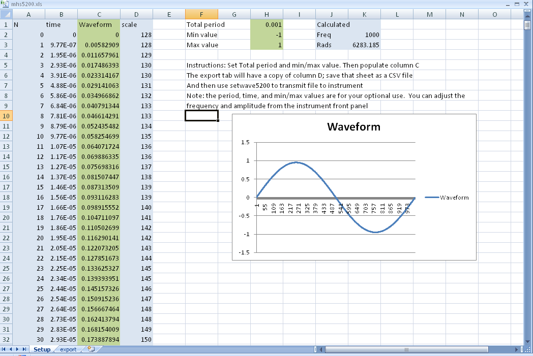 Spreadsheet