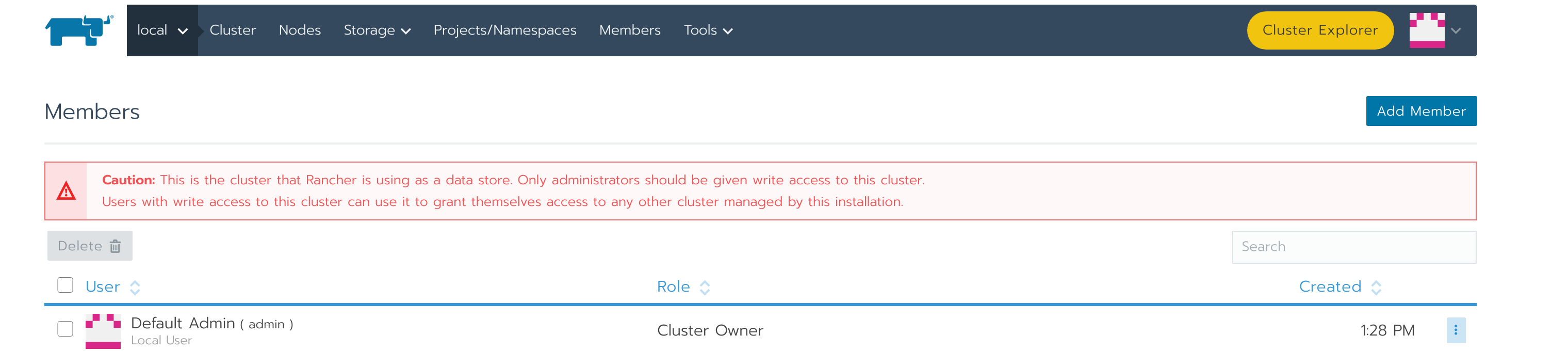 alt Add user to Rancher Cluster