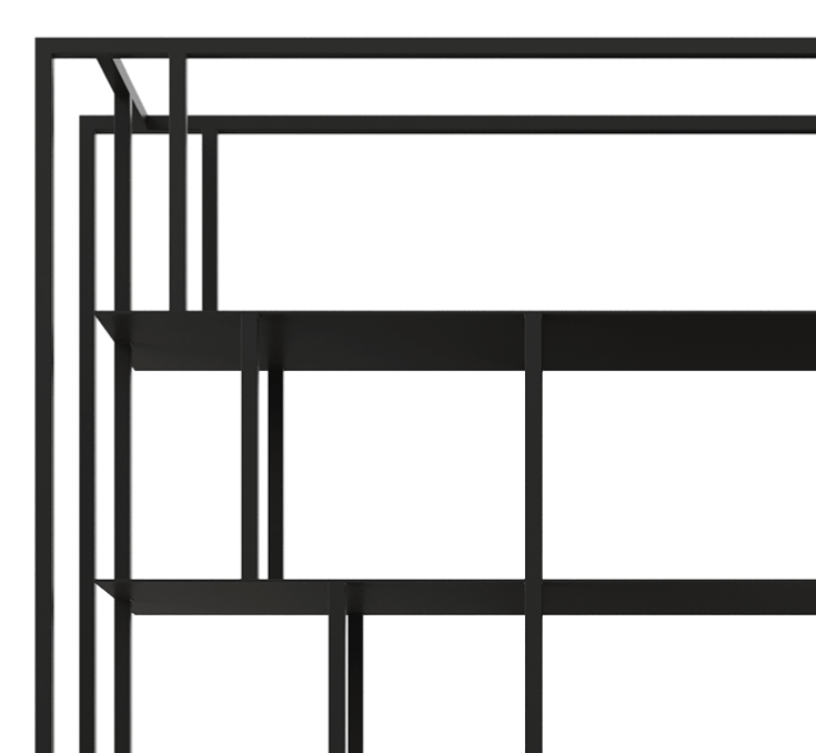 Нитрид титана, каркас стеллажа