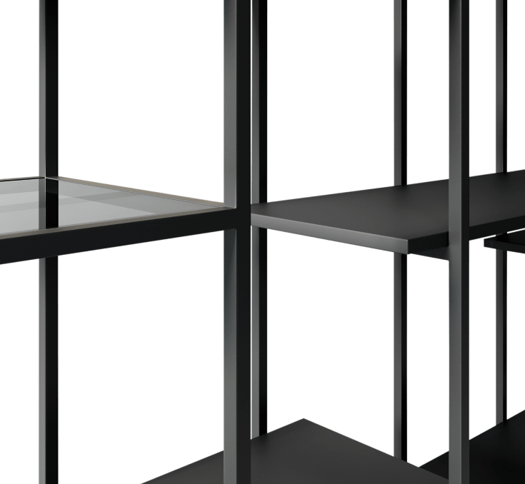 Полки стеллажа