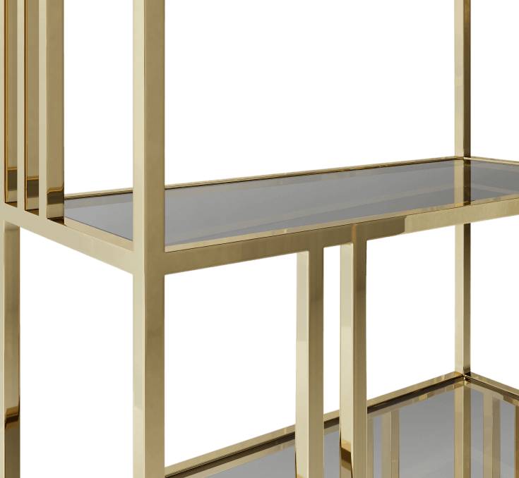 Полки стеллажа