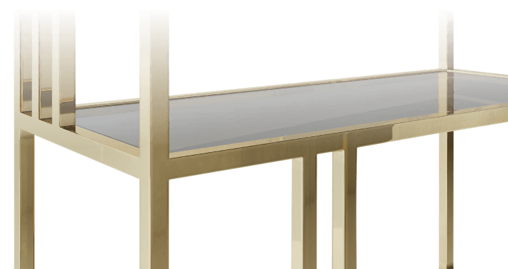 Полки стеллажа