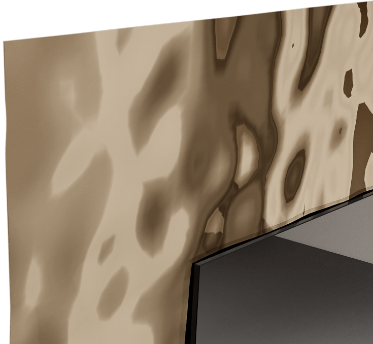 Нитрид титана, зеркало