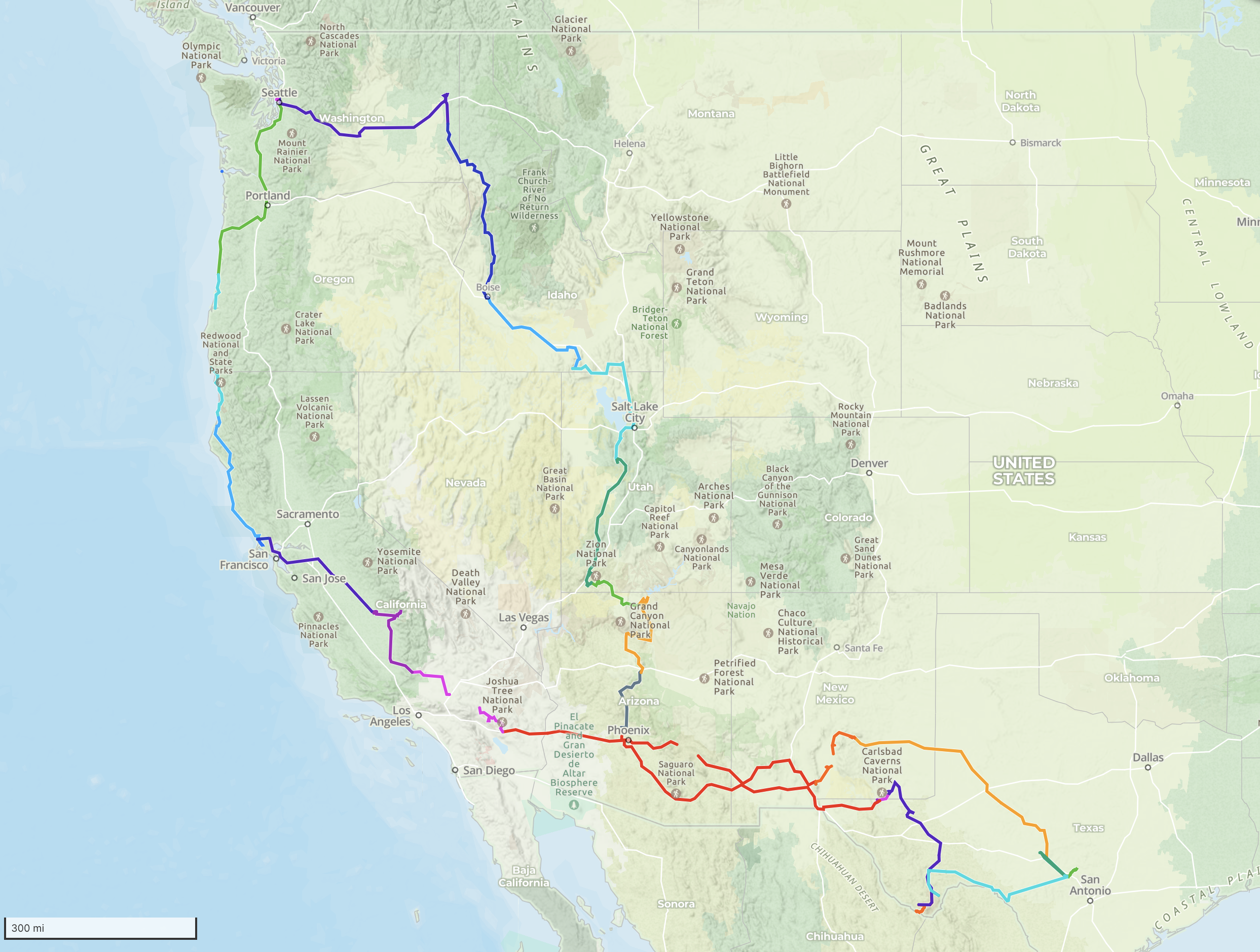 2024-04-19 day28 Oregon to home