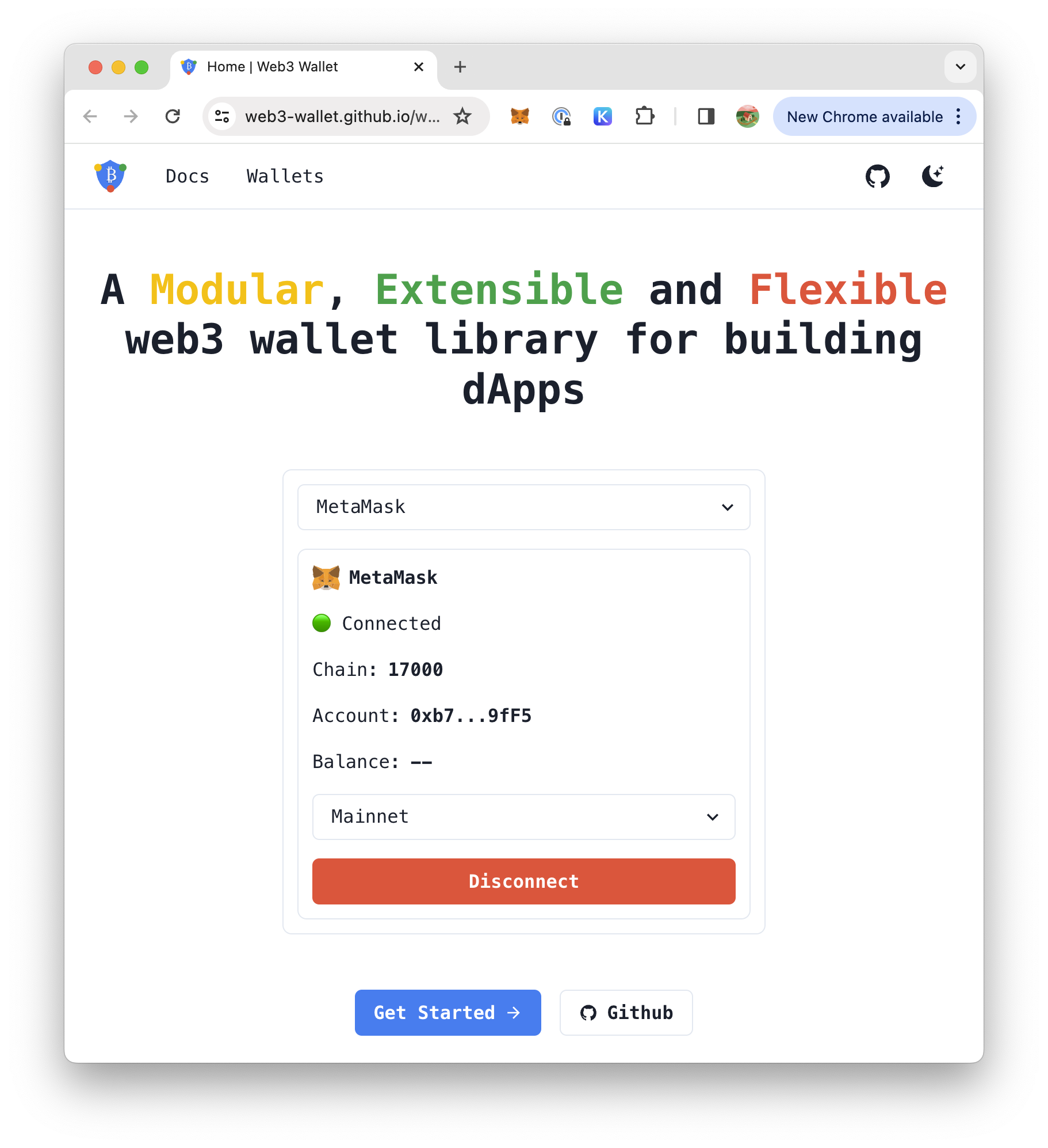 web3 wallet website