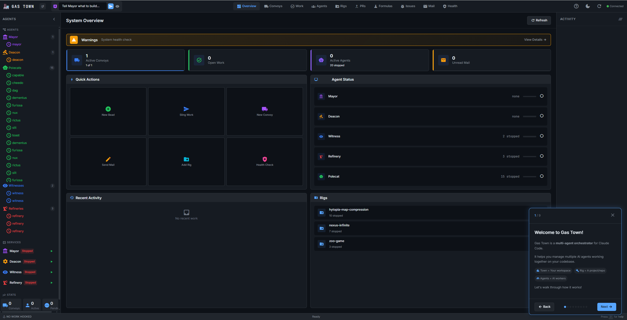Gas Town GUI Screenshot