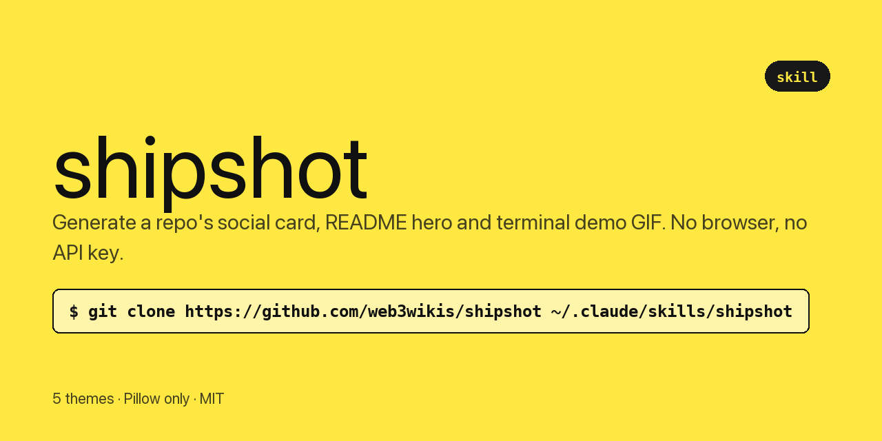 brutal theme: yellow, flat, thick borders