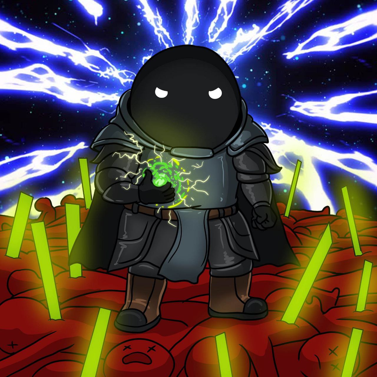 The Black Testicle character art