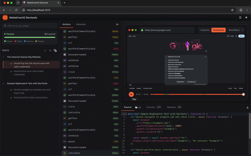 Session Screencast Demo