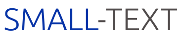 small-text logo