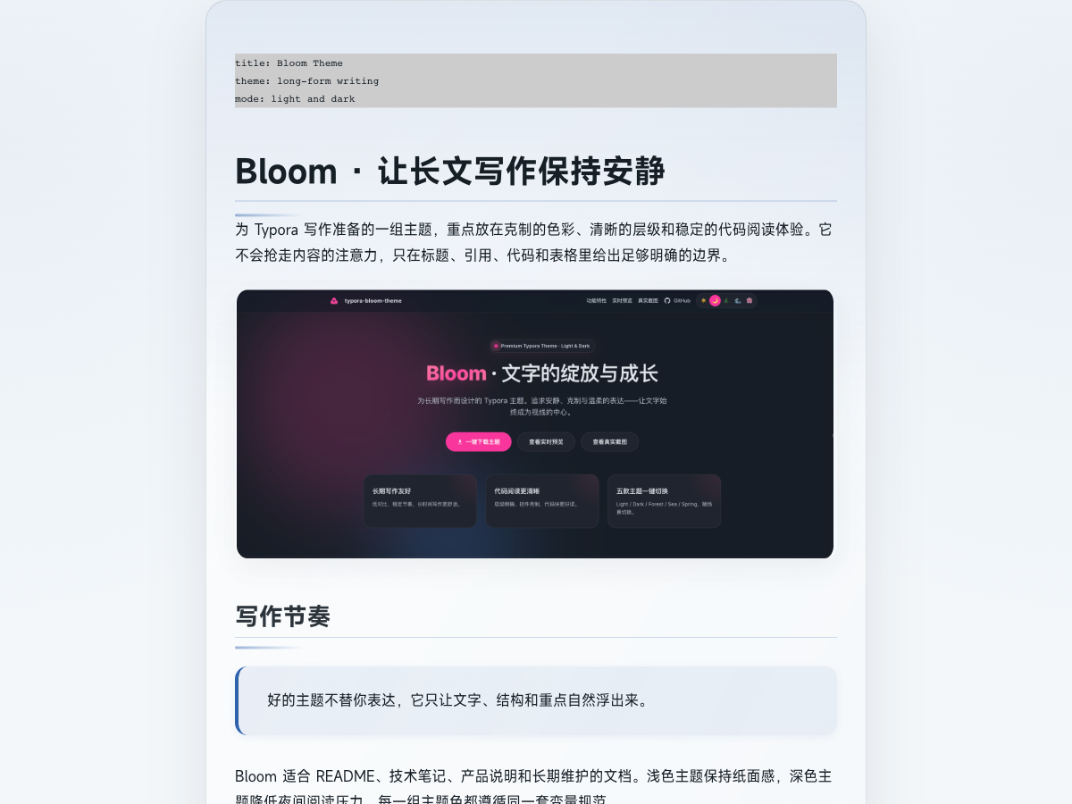 Bloom Lapis Light