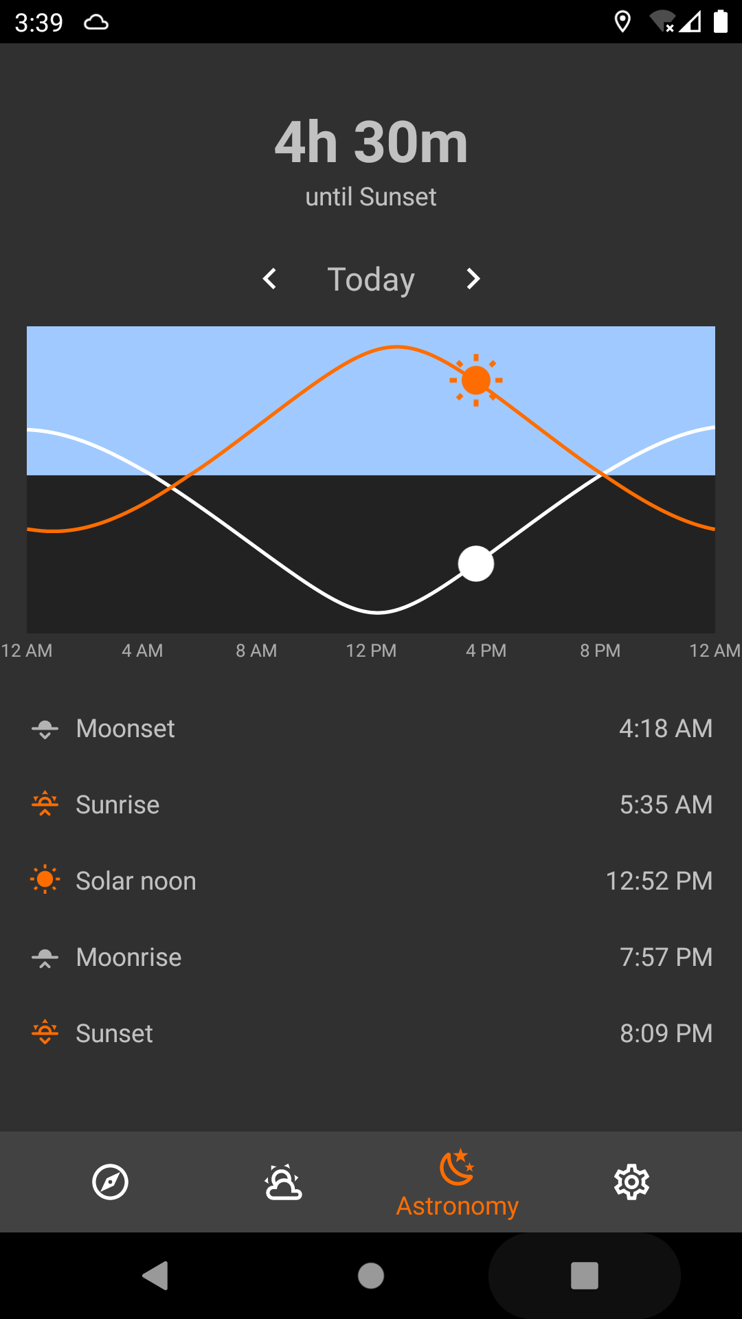 Astronomy Screenshot