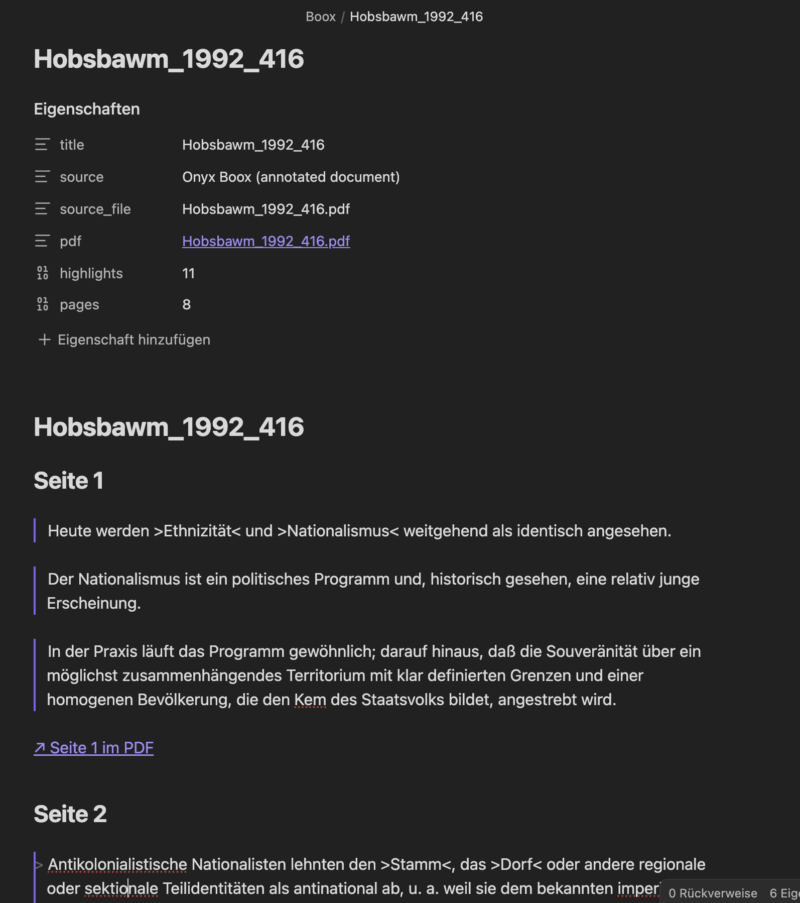Companion note with page deep-links