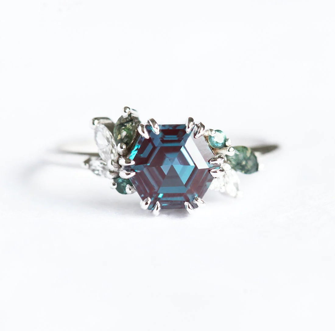 Aerin Hexagon Cluster Ring