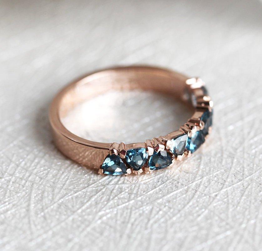 Beau London Blue Topaz Ring