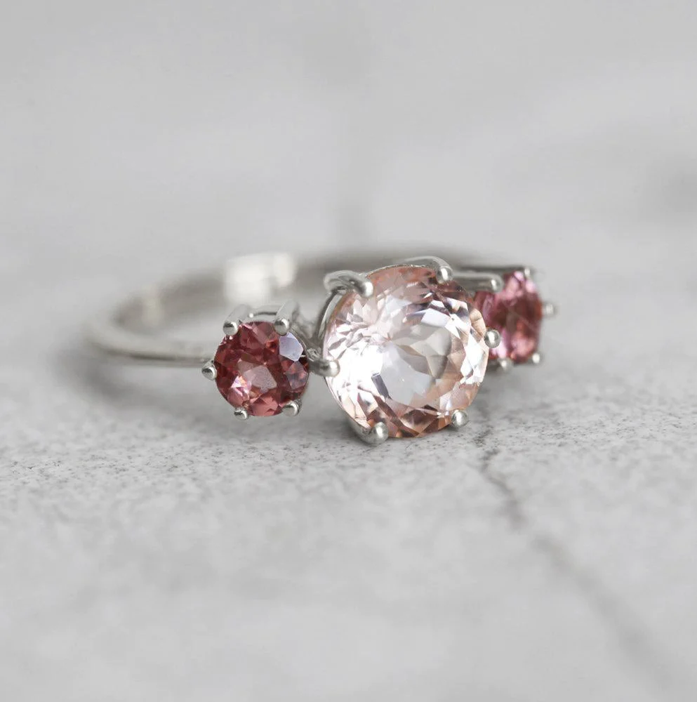 Giovanna Morganite Ring