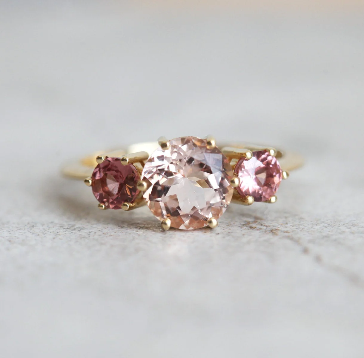 Giovanna Morganite Ring