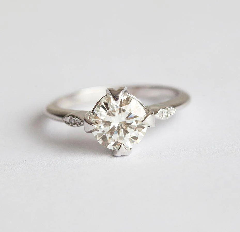 Leanne Moissanite Ring