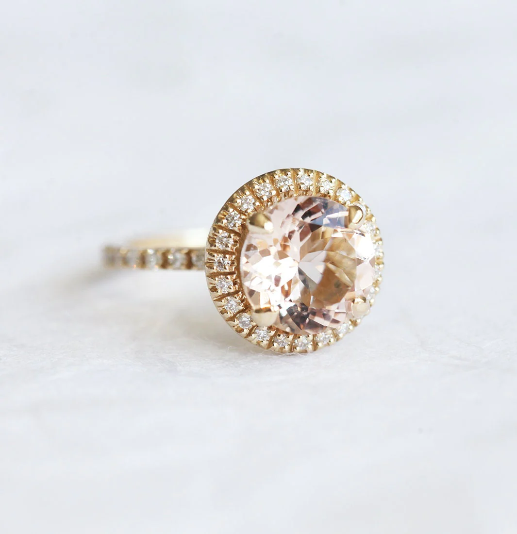 Yasmine Morganite Ring