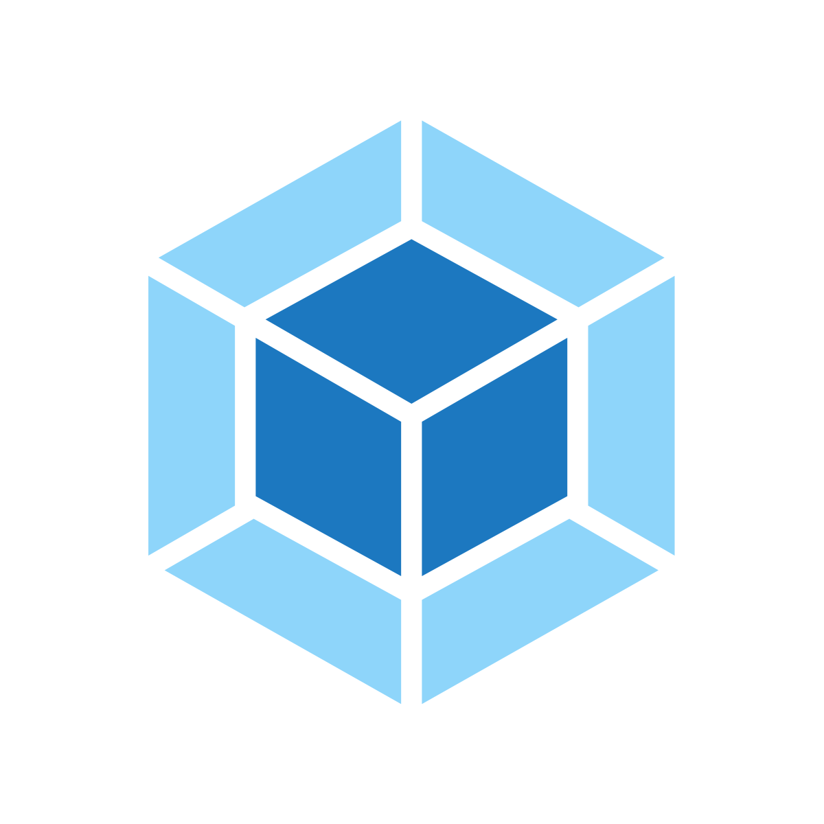 Logotyp för Webpack