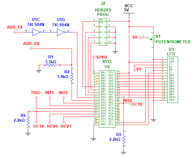 AVR Schematic Diagram