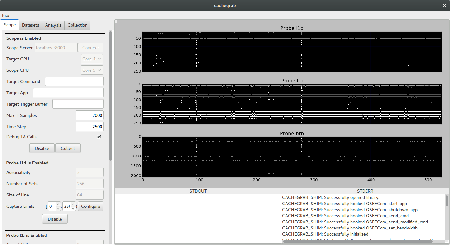 Cachegrab GUI