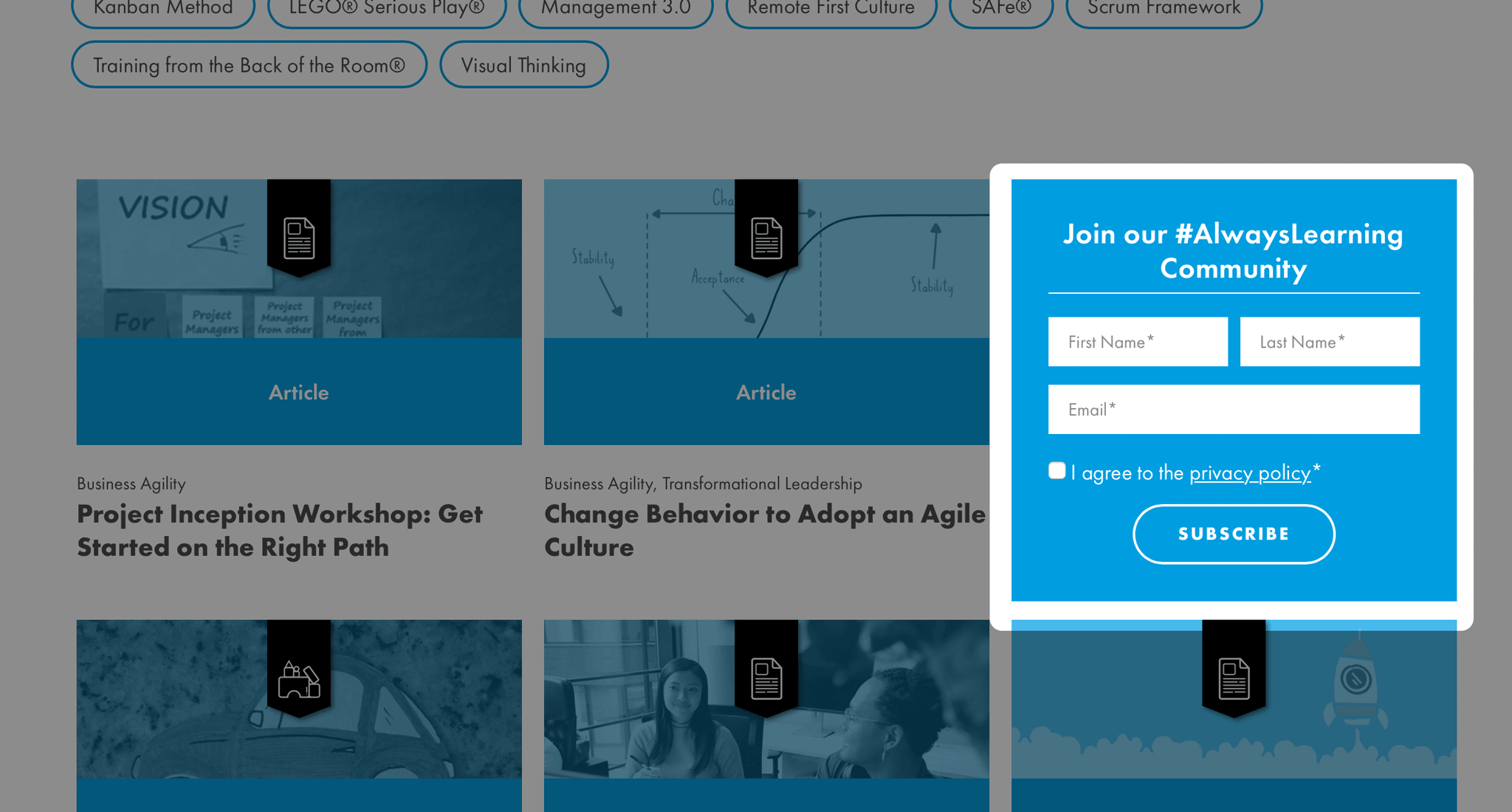 The Newsletter Sign Up Form