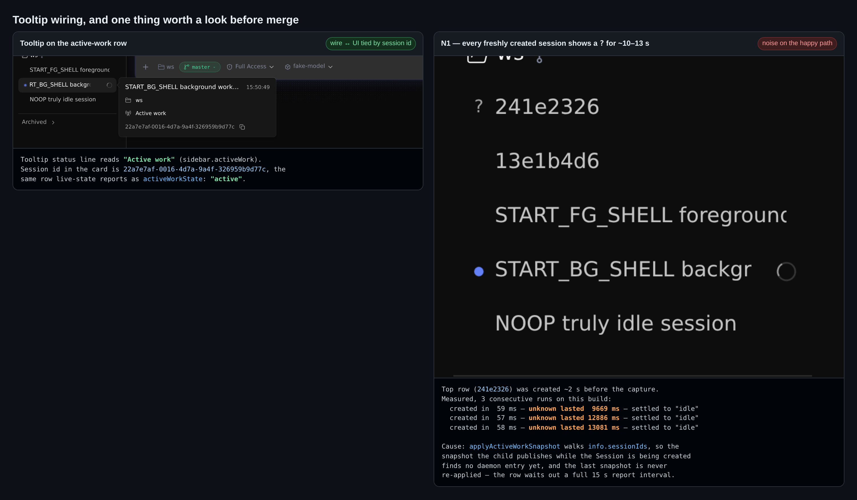 tooltip and N1