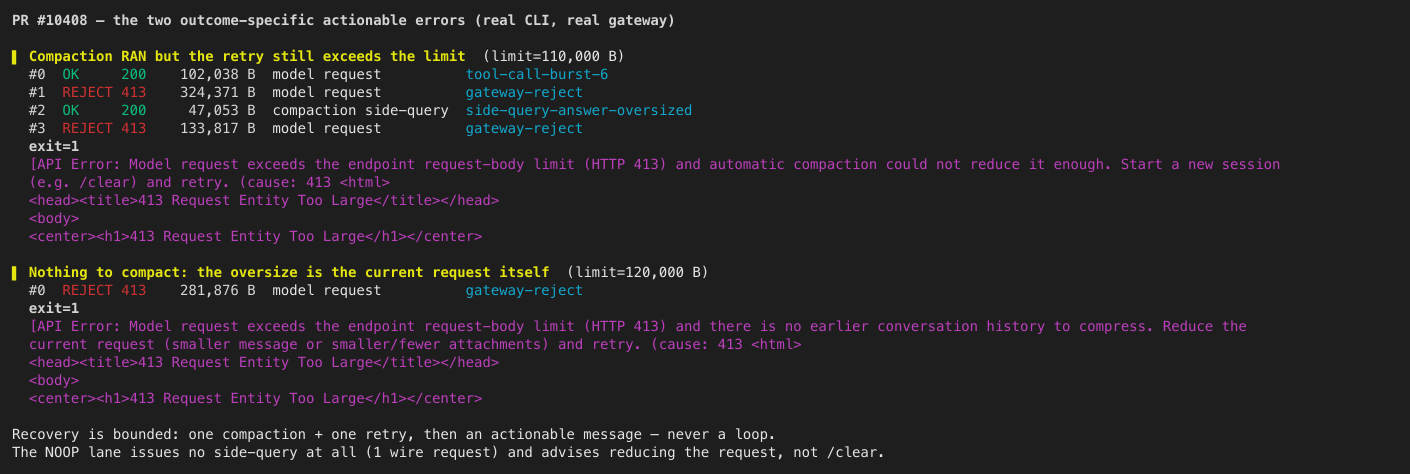 Actionable errors