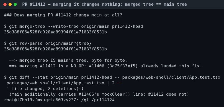 merge is a no-op